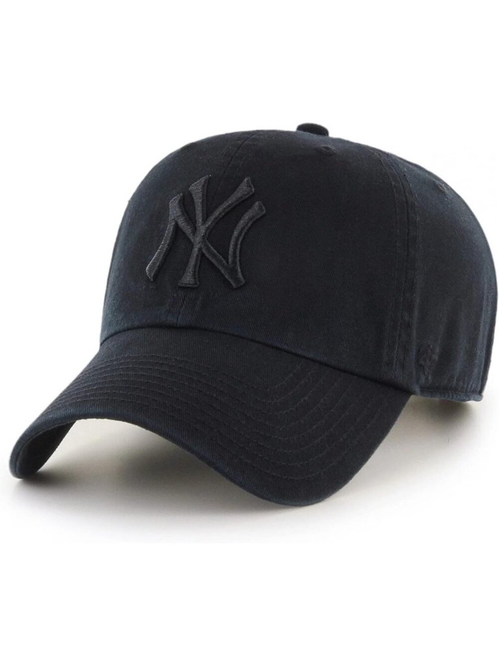 Black Adjustable Baseball Cap - Unisex, One Size Fits All, Perfect for MLB Fans